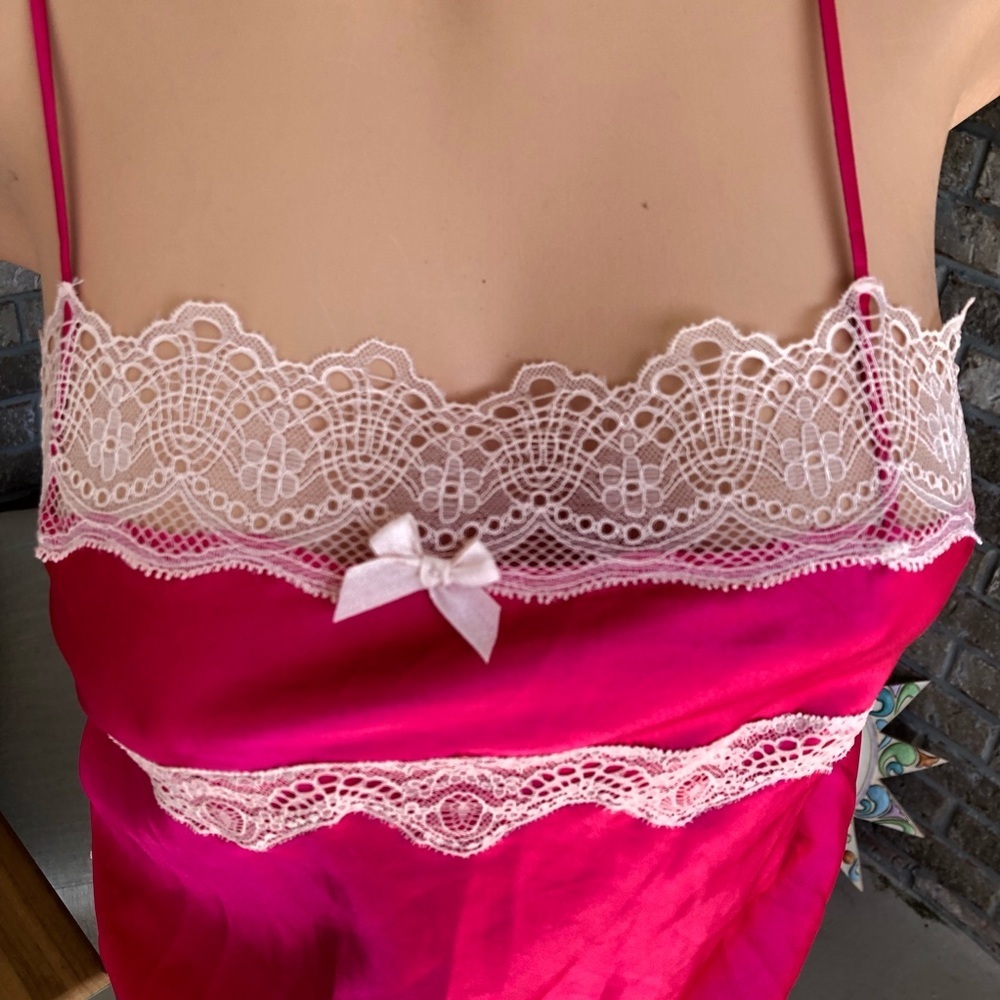 Victoria Secret pink satin teddie - Picture 4 of 6